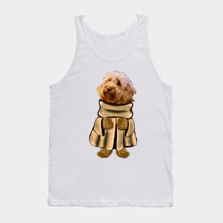 Cavapoo Cavoodle puppy in a cape - cute cavalier king charles spaniel Tank Top